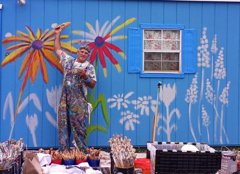 Local artist John Donato will lead a Pop Up Painting activity April 16 at the Inland Bays Garden Center, with proceeds to support the Delaware Center for the Inland Bays. SUBMITTED PHOTO